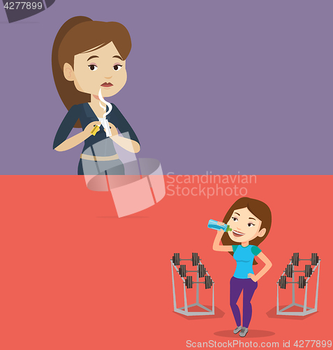 Image of Two lifestyle banners with space for text.