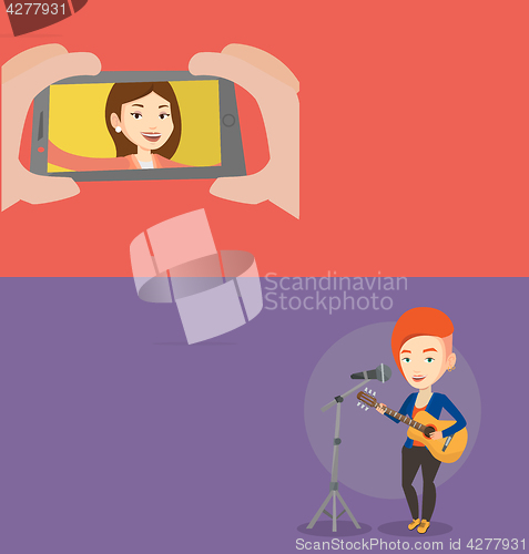 Image of Two media banners with space for text.
