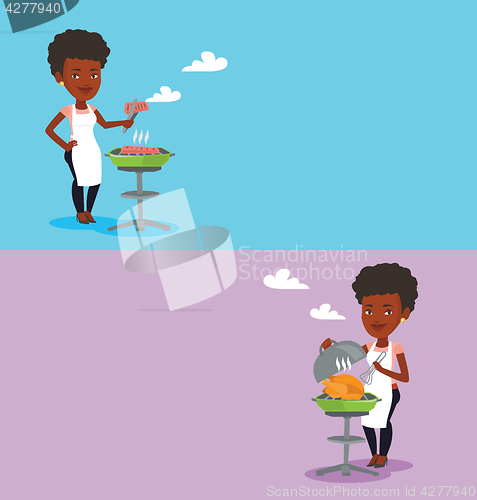 Image of Two food and drink banners with space for text.