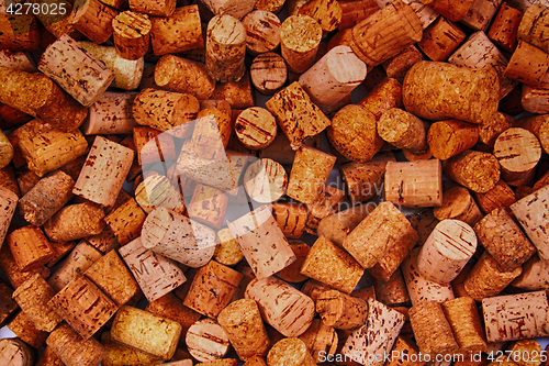 Image of brown cork background