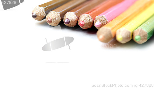 Image of Close-up pencil.