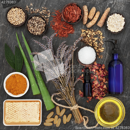 Image of Herbs and Ingredients for Skin Disorders