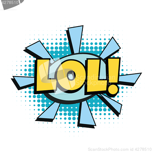 Image of lol comic word