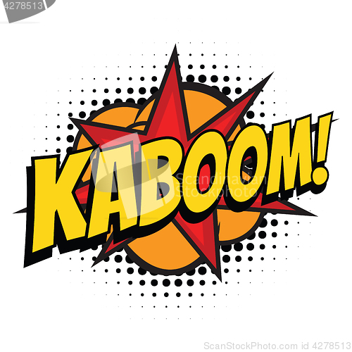 Image of kaboom comic word