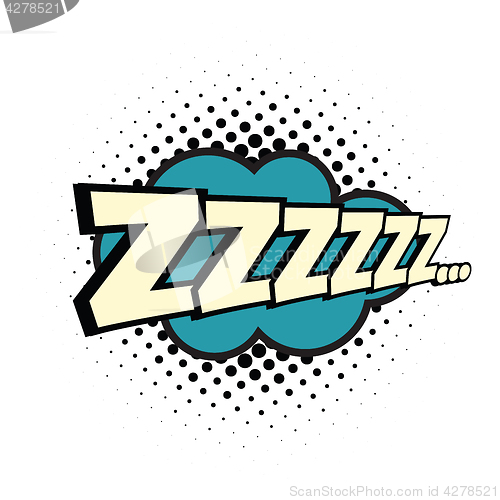 Image of zzz comic word