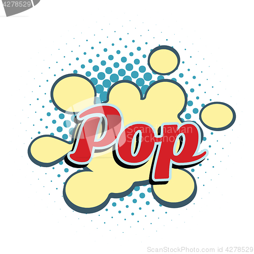 Image of word pop comic style
