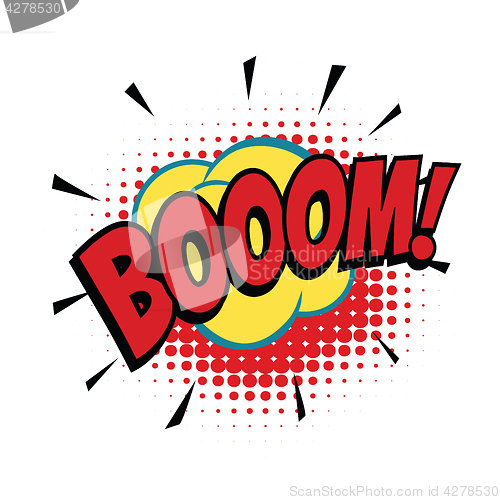 Image of boom comic word