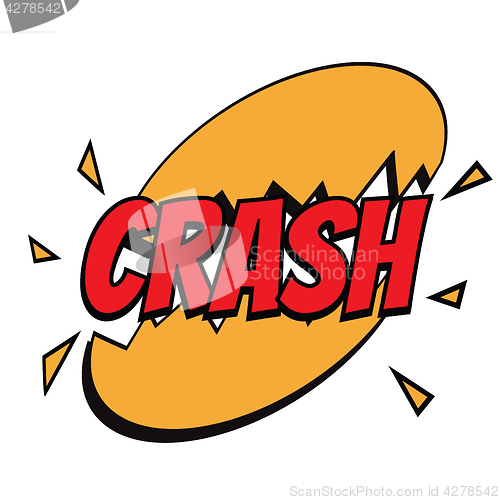 Image of crash comic word