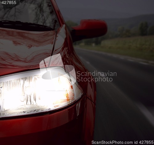 Image of Car on the road.