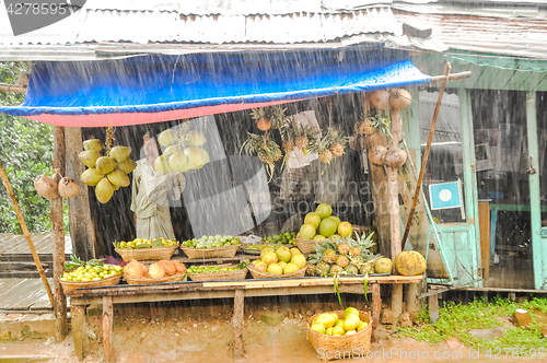 Image of Fruit stall in Bangladesh