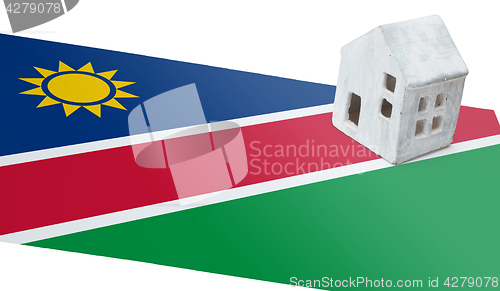 Image of Small house on a flag - Namibia