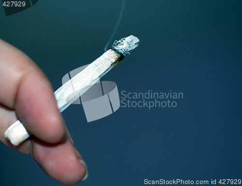 Image of Smoking A Roll-Up