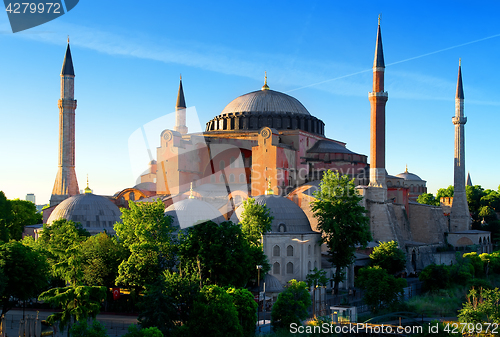 Image of Hagia Sophia in summer