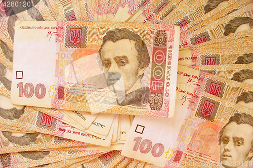 Image of background of the Ukrainian money