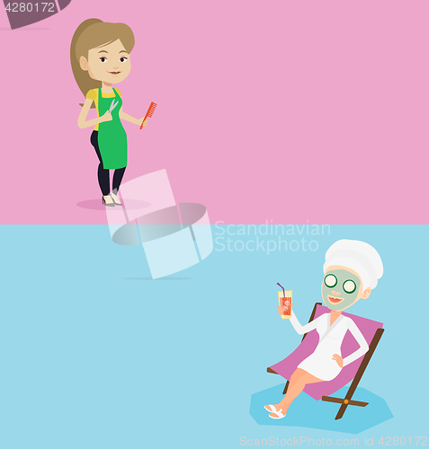 Image of Two beauty banners with space for text.