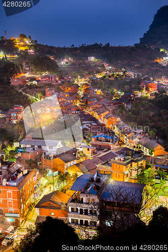 Image of HDR view of Bandipur Bataar, Nepal