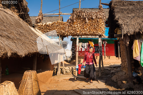 Image of Woman in Ramkot village