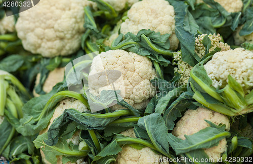 Image of Cauliflower at market