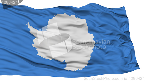 Image of Isolated Antarctica Flag