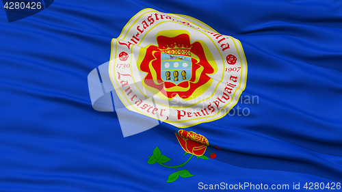 Image of Closeup of Lancaster City Flag