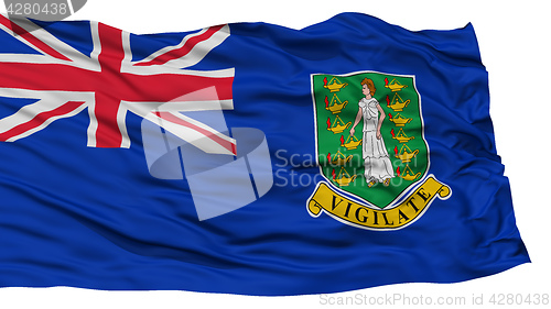 Image of Isolated British Virgin Islands Flag