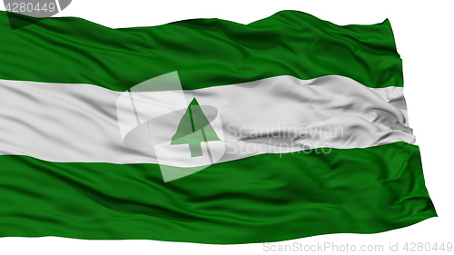 Image of Isolated Greenbelt City Flag, United States of America