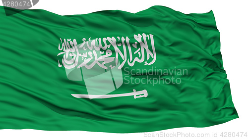 Image of Isolated Saudi Arabia Flag