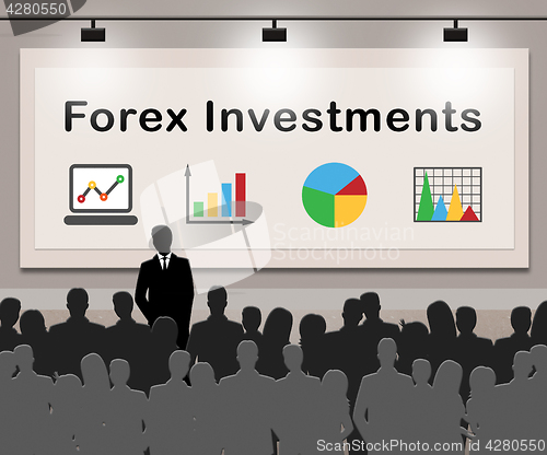 Image of Forex Investments Means Foreign Exchange 3d Illustration