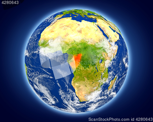 Image of Congo on planet Earth