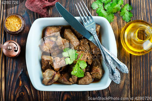 Image of fried liver