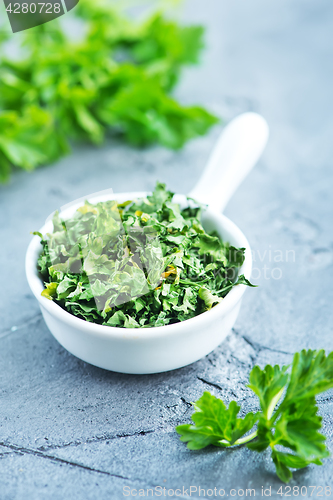 Image of dry parsley