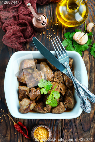 Image of fried liver