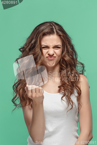 Image of The portrait of disaffected woman