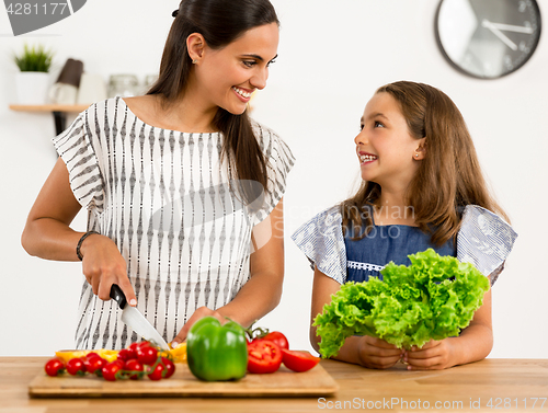 Image of Having fun in the kitchen