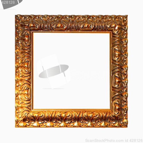 Image of Golden frame square