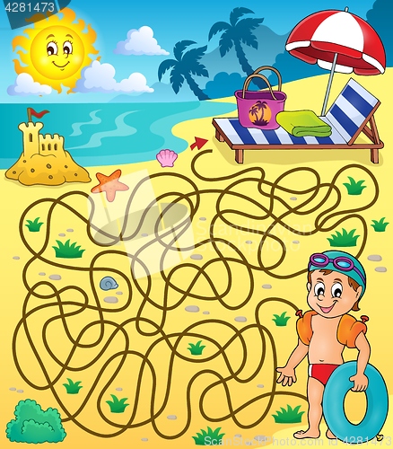 Image of Maze 28 with beach theme 2