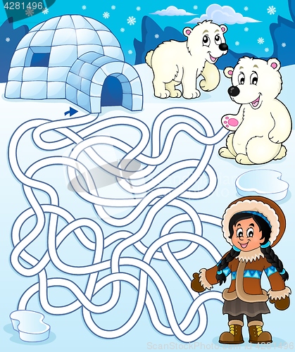 Image of Maze 4 with arctic theme 1