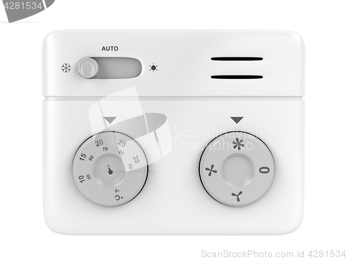 Image of Thermostat isolated on white