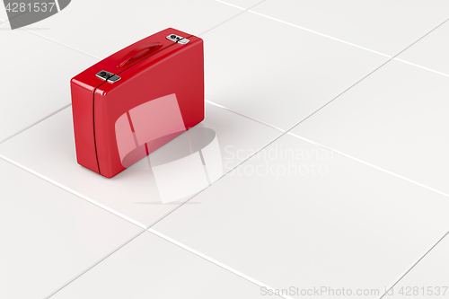 Image of Red suitcase