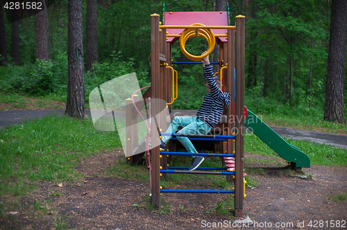 Image of Boy at the playground
