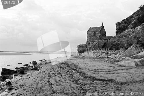 Image of Mont Saint Michele shore chapel