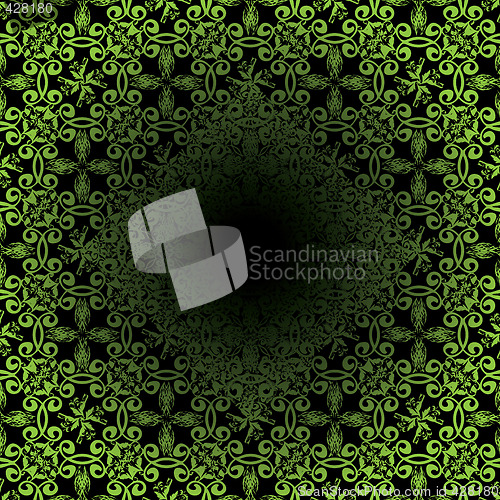 Image of tile green tunnel