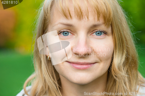 Image of Woman portrait at spring park