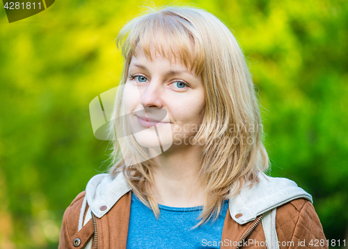 Image of Woman portrait at spring park