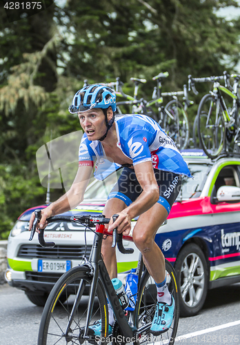 Image of Johan Vansummeren on Col du Tourmalet - Tour de France 2014