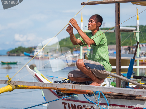 Image of Fisherman in The Philippines