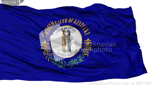 Image of Isolated Kentucky Flag, USA state