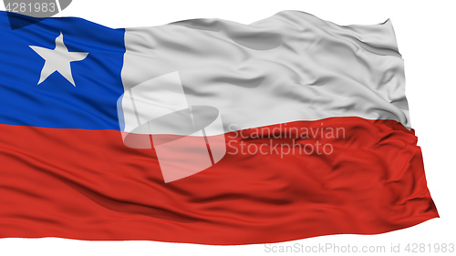 Image of Isolated Chile Flag