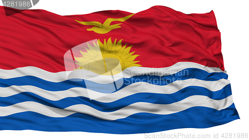 Image of Isolated Kiribati Flag