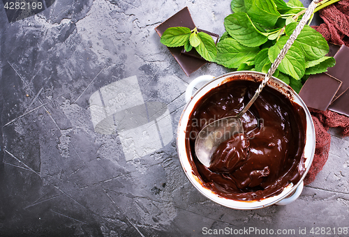 Image of chocolate sauce